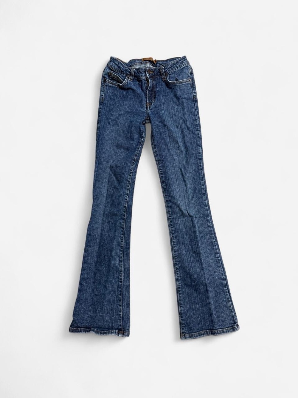 Arden B Dark Blue Flare Jeans